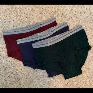 Fruit of the Loom Vintage Ribbed Briefs - 3 pr.